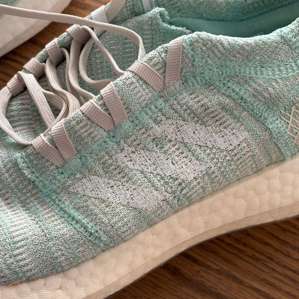 Adidas Women's Pure Boost Mint Green Sneakers - Picture 2 of 9